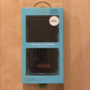 Kate Spade folio iPhone X case